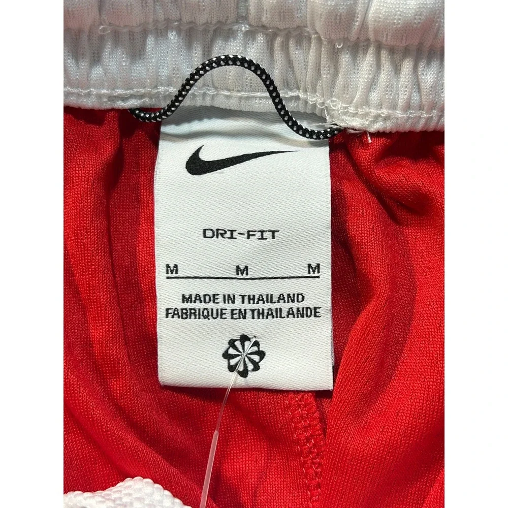 Nike Basketball Shorts Youth  Dri-FIT Mesh Athletic Sz M Red